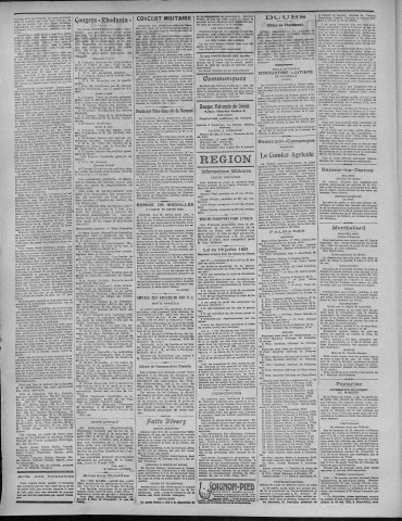01/08/1921 - La Dépêche républicaine de Franche-Comté [Texte imprimé]