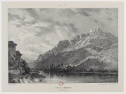 Château de Montfaucon [estampe] : Franche-Comté / Villeneuve, lith. de Engelmann , [Paris] : Engelmann, 1828