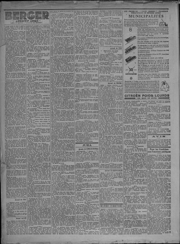 15/01/1931 - Le petit comtois [Texte imprimé] : journal républicain démocratique quotidien