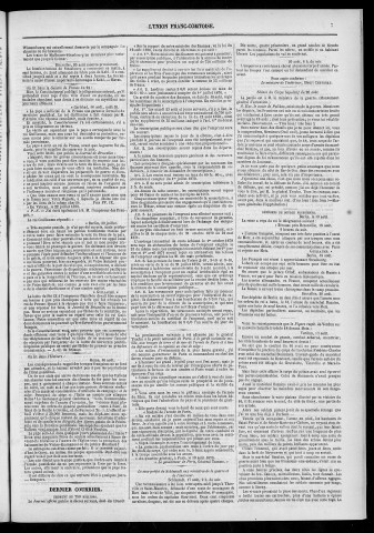 22/08/1870 - L'Union franc-comtoise [Texte imprimé]