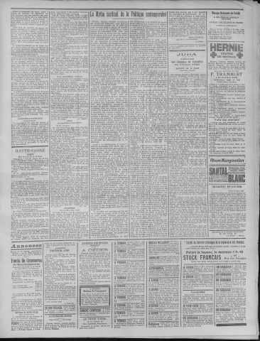 22/03/1923 - La Dépêche républicaine de Franche-Comté [Texte imprimé]