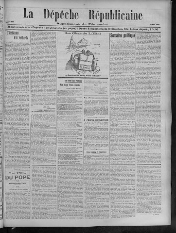 26/08/1906 - La Dépêche républicaine de Franche-Comté [Texte imprimé]