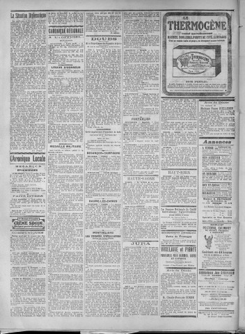 08/01/1917 - La Dépêche républicaine de Franche-Comté [Texte imprimé]