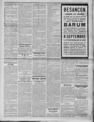 05/09/1931 - La Dépêche républicaine de Franche-Comté [Texte imprimé]