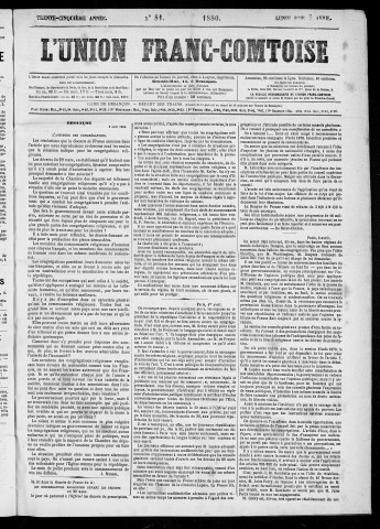 05/04/1880 - L'Union franc-comtoise [Texte imprimé]