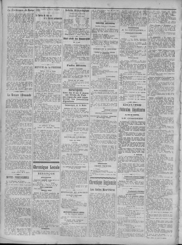 09/05/1913 - La Dépêche républicaine de Franche-Comté [Texte imprimé]
