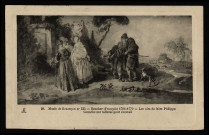 Besançon - Musée de Besançon - Boucher (François) 1706-1770 - Les oies du frère Philippe - Gouache sur taffetas pour eventail [image fixe] , 1904/1910