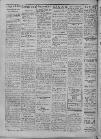 01/12/1917 - La Dépêche républicaine de Franche-Comté [Texte imprimé]