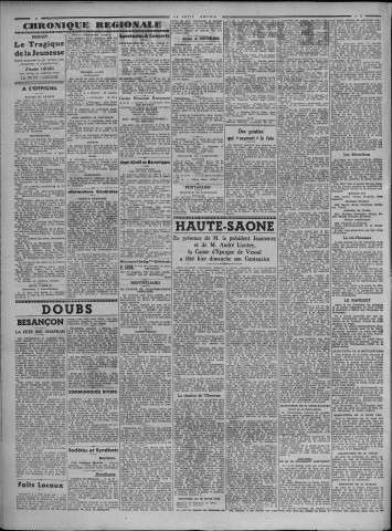 07/09/1936 - Le petit comtois [Texte imprimé] : journal républicain démocratique quotidien