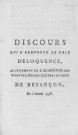 Discours qui a remporté le prix d'éloquence au jugement de l'Académie des Sciences, Belles-Lettres et Arts de Besançon, en l'année 1778, sur ce sujet : Combien l'éducation des femmes pourroit contribuer à rendre les hommes meilleurs, par M. le Comte de Costa...