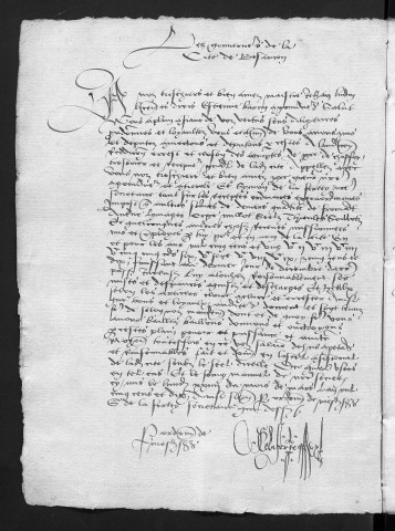 Comptes de la Ville de Besançon, recettes et dépenses, Compte de Pierre de Chaffoy (1er janvier - 31 décembre 1506)