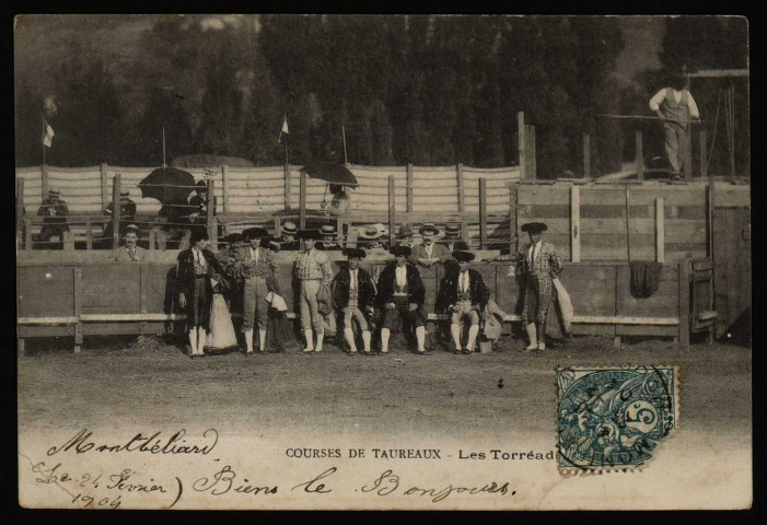 Courses de taureaux. Les Torréadors. [image fixe] , 1897/1904