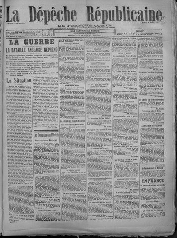 24/04/1917 - La Dépêche républicaine de Franche-Comté [Texte imprimé]