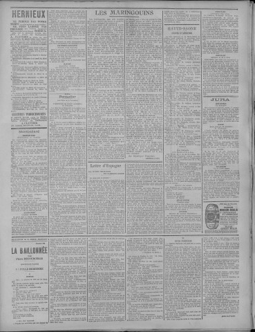05/11/1922 - La Dépêche républicaine de Franche-Comté [Texte imprimé]