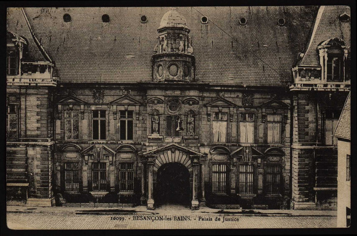 Besançon - Besançon-les-Bains - Palais de Justice. [image fixe] , Strasbourg : Cartes "La Cigogne" , 37 rue de la Course, Strasbourg, 1903/1932