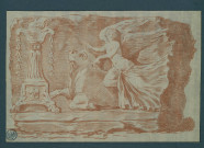 Un génie terrassant un taureau, fragment d'après l'antique , [S.l.] : [s.n.], [1700-1800]