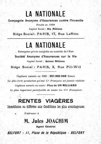 01/01/1921 - Bulletin de la Société belfortaine d'émulation [Texte imprimé]