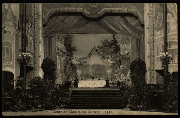 Vente de Charité au Kursaal - 1913. [image fixe] , 1904/1914