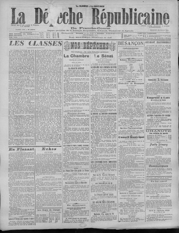 10/07/1921 - La Dépêche républicaine de Franche-Comté [Texte imprimé]