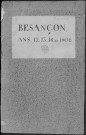Ms Baverel 72 - « Faits mémorables arrivés à Besançon : ans XII, XIII, XIV et 1806 », par l'abbé J.-P. Baverel
