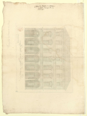 Prospetto del Palazzo Gessi in Strada Maggiore [Image fixe] , 1700/1799