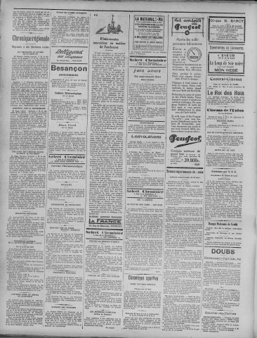 23/03/1929 - La Dépêche républicaine de Franche-Comté [Texte imprimé]