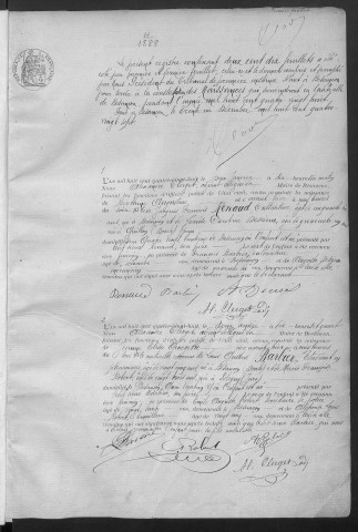 Registre des naissances, 1888