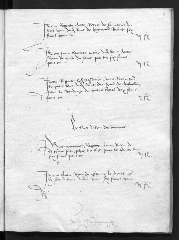 Comptes de la Ville de Besançon, recettes et dépenses, Compte de Jehan d'Arbois (1er janvier - 31 décembre 1460)