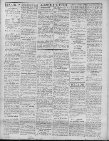 05/03/1921 - La Dépêche républicaine de Franche-Comté [Texte imprimé]