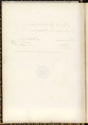 Ms 891 - « Assertion erronée et ultérieurement rectifiée concernant la mémoire de S. M. l'impératrice Joséphine »