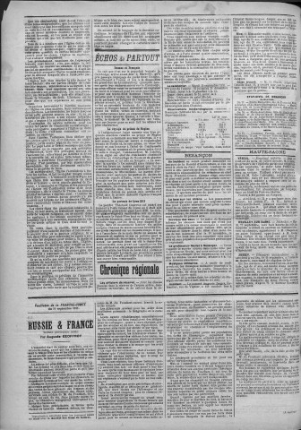 29/09/1891 - La Franche-Comté : journal politique de la région de l'Est