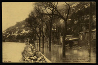 Besançon - Inondations des 20-21 janvier 1910 - Tarragnoz - La Citadelle. [image fixe] , 1904/1910