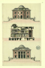 Château de Bellêtre. Elévations et coupe / Pierre-Adrien Pâris , [S.l.] : [P.-A. Pâris], [1700-1800]