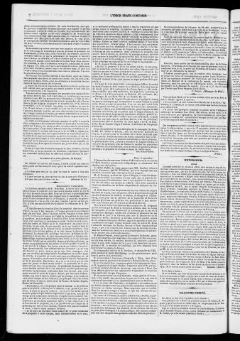 07/09/1852 - L'Union franc-comtoise [Texte imprimé]