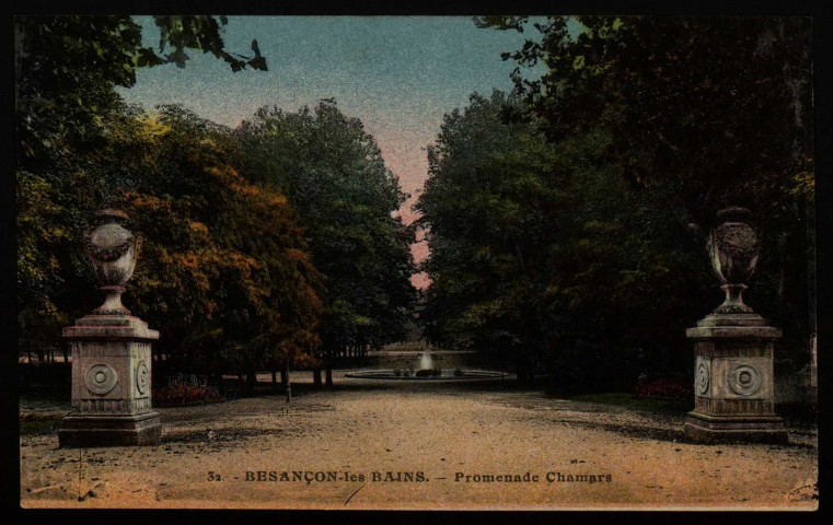 Besançon-les-Bains. Promenade Chamars [image fixe] , Besançon : Etablissements C. Lardier, 1914/1930