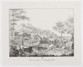 Vues des châteaux d'Arlay (Jura) 1826 [estampe] / C. P. Lainé, lith. de Pointurier à Dole , Dole : Pointurier, 1826