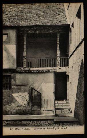 Besançon - Besançon - Escalier du Saint-Esprit. [image fixe] , Paris : LL., 1910/1945