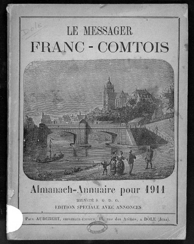 Note sur le séjour à Salins de la famille Pasteur. Le Messager franc-comtois : almanach - annuaire pour l'année 1911, p. [53-56]