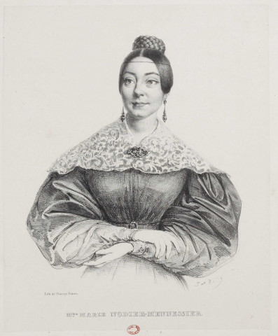 Mme Marie Nodier-Mennessier / lith. de Thierry frères ; Jul. Boilly