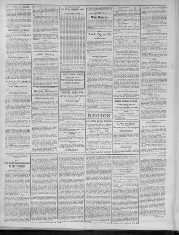 08/11/1921 - La Dépêche républicaine de Franche-Comté [Texte imprimé]