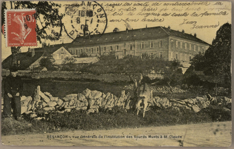 Besançon - Vue Générale de l'Institution des Sourds-Muets à St-Claude [image fixe] , 1904/1906
