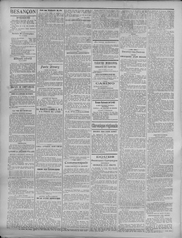 14/03/1923 - La Dépêche républicaine de Franche-Comté [Texte imprimé]