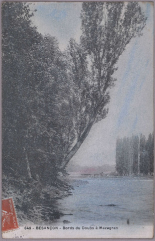 Besançon - Bords du Doubs à Mazagran [image fixe] , 1904/1907