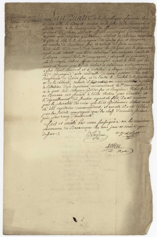 Sapeurs-pompiers. Personnel. Admissions et démissions (1856-1866) ; Nominations d'officiers (1827-1865) ; Contrôles (1749-1865) ; Pétitions et réclamations diverses (1796-1831) : Indemnités et récompenses (1827-1870)