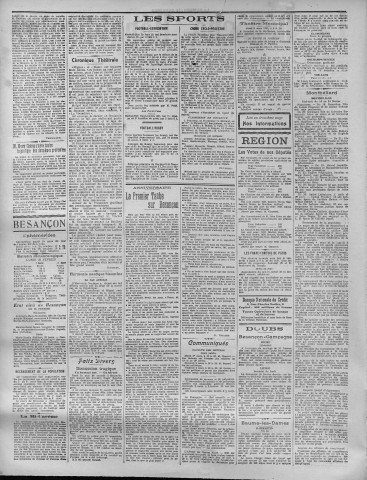 01/03/1921 - La Dépêche républicaine de Franche-Comté [Texte imprimé]