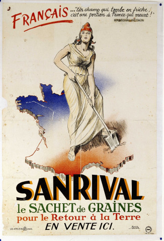 Sanrival , le sachet de graines pour le retour à la Terre, affiche