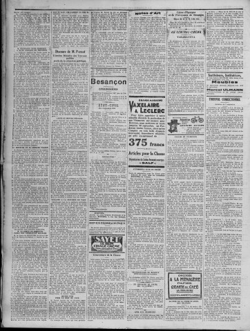 06/09/1931 - La Dépêche républicaine de Franche-Comté [Texte imprimé]