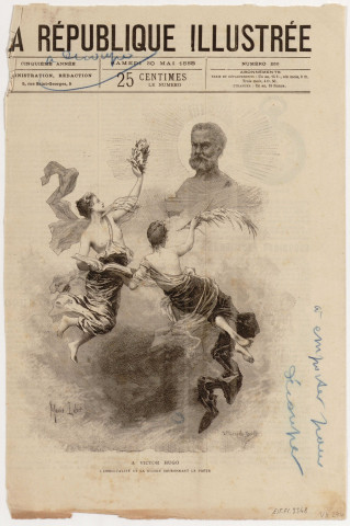 A Victor Hugo [image fixe] / Maurice Leloir ; Le Riverend Dochy , 1885