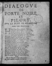 Dialogue de Porte-noire et Pilory, sur la prise de Besançon par les François [Français]