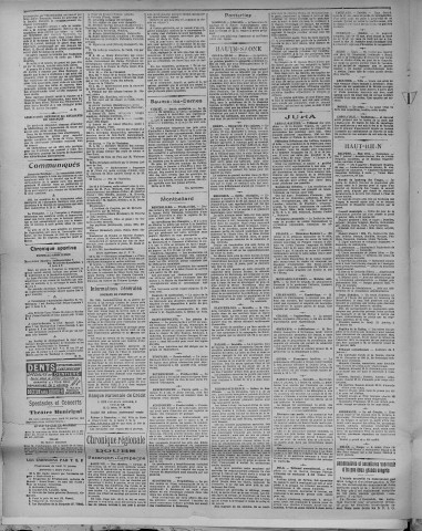 12/01/1925 - La Dépêche républicaine de Franche-Comté [Texte imprimé]